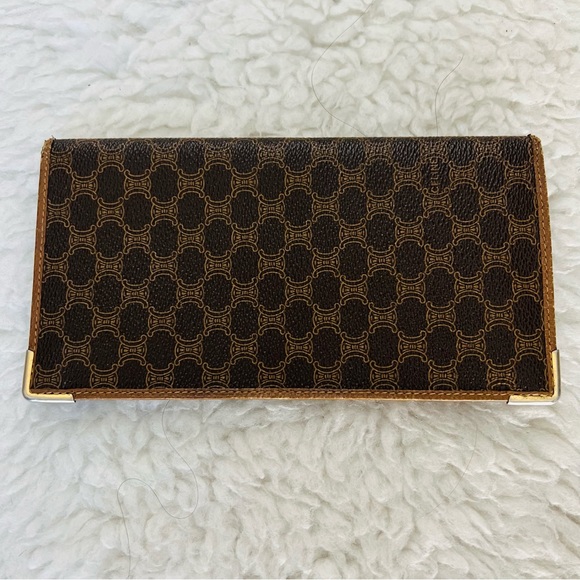 CELINE PARIS Macadam Italy M05 bifold Unisex long Wallet - Picture 1 of 16